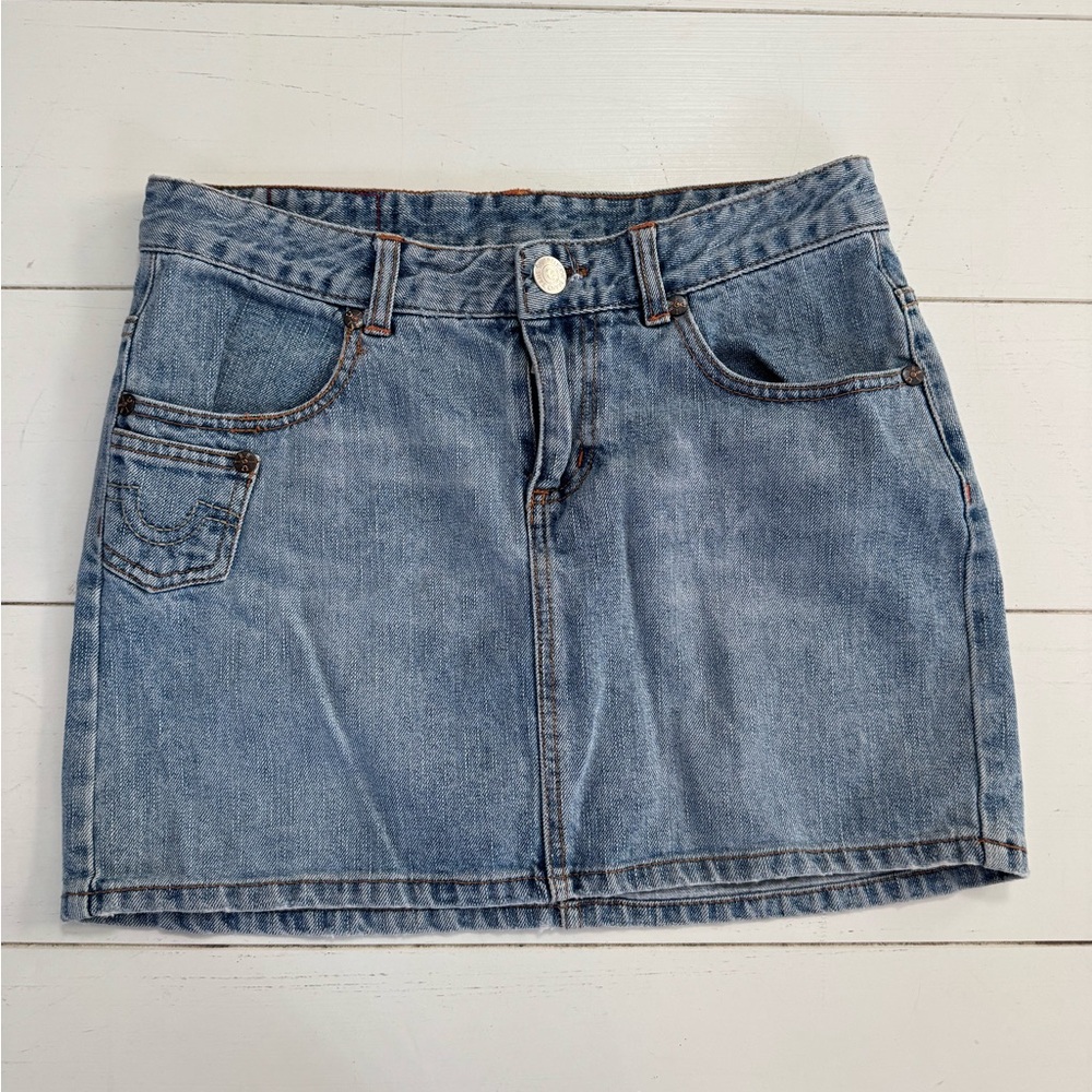 True Religion Lady Godiva Jean Skirt